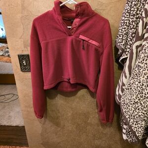 Forever 21 Burgundy Fleece Pullover